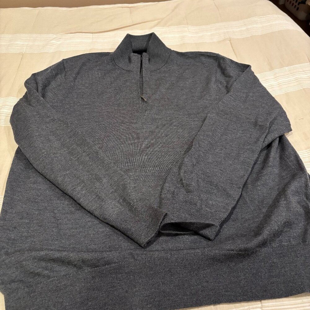 Brooks Brothers Quarter Zip Sweater